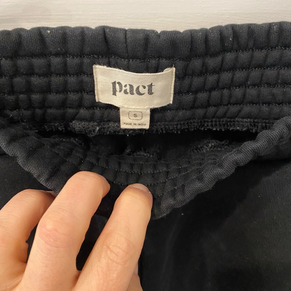 Pact Women's High Waist Black Shorts - Picture 2 of 4